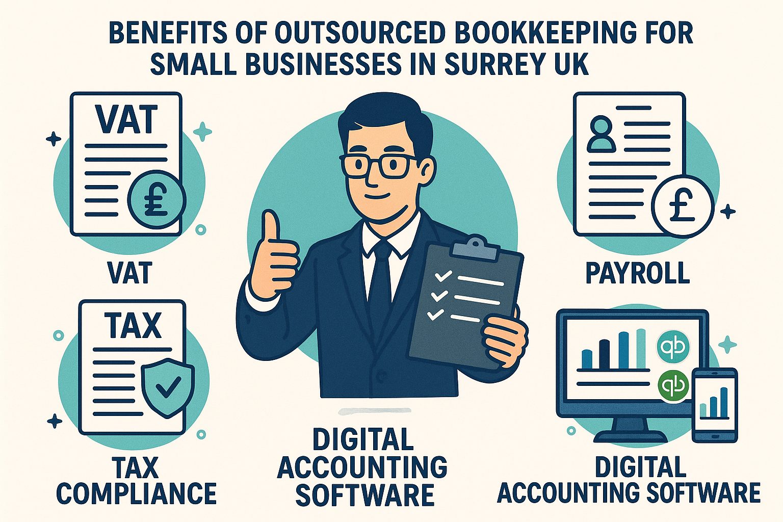 Benefits of outsourced bookkeeping for small businesses in Surrey
